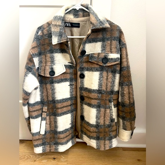 Zara Jackets & Blazers - Zara wool Shacket